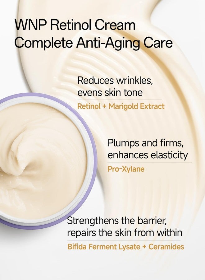 WNP Gentle Retinol Cream for Sensitive Skin, 10×Deep Transdermal Night Cream Anti-Aging Face & Neck Moisturizer with Ceramides, Peptides, Pro-Xylane, Wrinkle Cream for Fine Lines, Firming, Hydrating - Image 4
